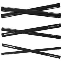 12Pz Nail Therapy Wand Nero in Metallo Per Trattamento Cuticole