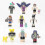 (As show, One size) Roblox Virtual World Building Block Dolls - 9 Randomly Packed Figures 3