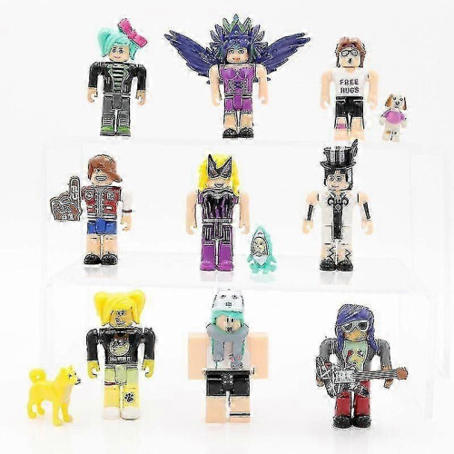 (As show, One size) Roblox Virtual World Building Block Dolls - 9 Randomly Packed Figures 2