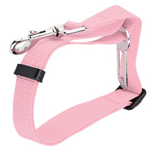 Cintura di sicurezza per animali in nylon robusto, rosa, da 45 a 72 cm, retrattile