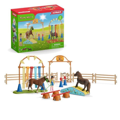 Schleich SCHLEICH 42481n Farm World Pony agility training