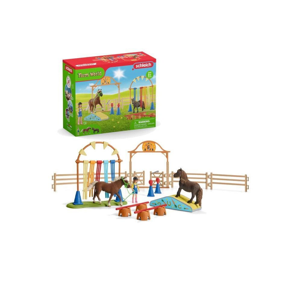 Schleich 42481N Farm World Pony Agility Training