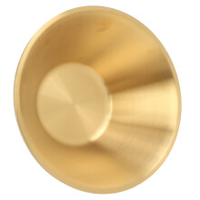 Gold Doppelwandiger Edelstahlsalatmix 16cm für Küche & Lebensmittelvorbereitung
