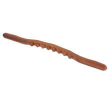 Carbonized Wood Gua Sha Tool 8 Bead Stick for Full Body Massage