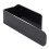 Acrylic Self Adhesive Towel Bar Black 17