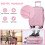 4-Piece Travel Suitcase Set ABS+PC Hard Shell 5