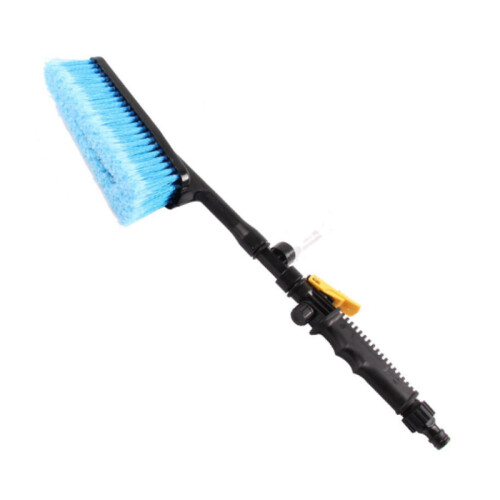 Car Wash Brush Water Spray Cleaning Tool Soft Bristle Long-handled Duster