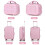 4-Piece Travel Suitcase Set ABS+PC Hard Shell 7