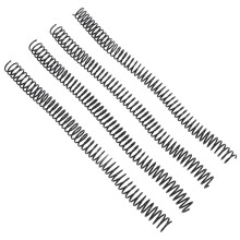 100 Stück 16mm PVC Spiralbindekabel für A4, 48 Zähne, 140 Blätter, schwarz