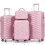 4-Piece Travel Suitcase Set ABS+PC Hard Shell 1