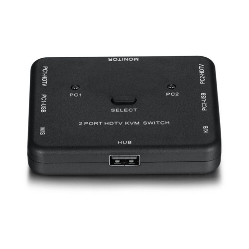KVM  4K -Compatible Splitter USB Hub Switcher Transfer Adapter Phone Charger Multiple Expander Dock for PC 2