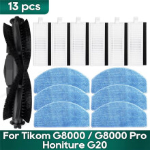 Accessoires pour Aspirateur Robot pour X10 : Brosse Latérale Principale, Filtre Hepa, Chiffon de Nettoyage, Sac à Poussière, Tampons de
