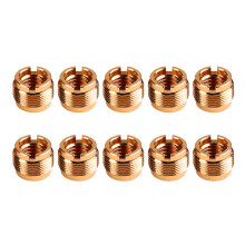 10Pcs Microphone Clip Screw Microphone Part Conversion-Aluminum