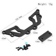 Direction à Vernier en Carbone pour Voiture RC XV01 1/10, Noire, 15g