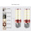 10Pcs E27 LED Corn Bulb 16W Corn Bulb Replace Halogens Lamps Small Screw-in  Three-Color Lighting 6