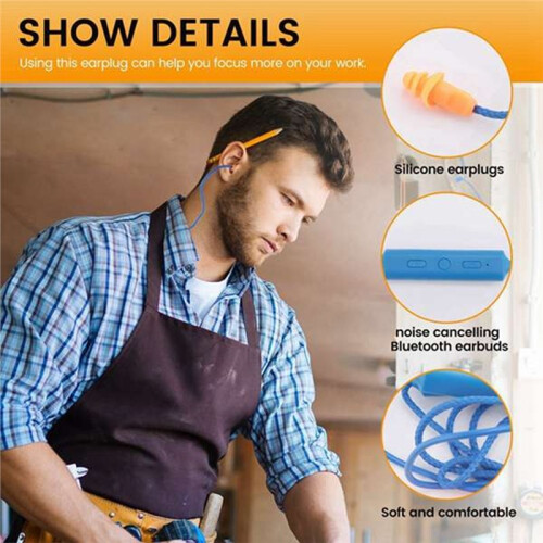 Earphone  Ear Plugs Hearing Protection for Work Construction Site and Noisy Environments 2