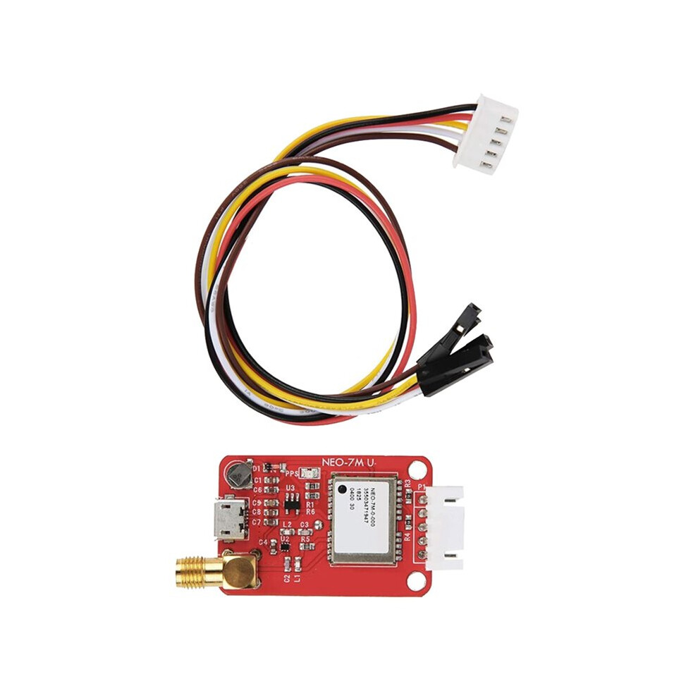 Neo-7M Module Navigation Satellite Positioning Board With Connection Serial Communication Carrier Ceramic Antenna 6033740416255