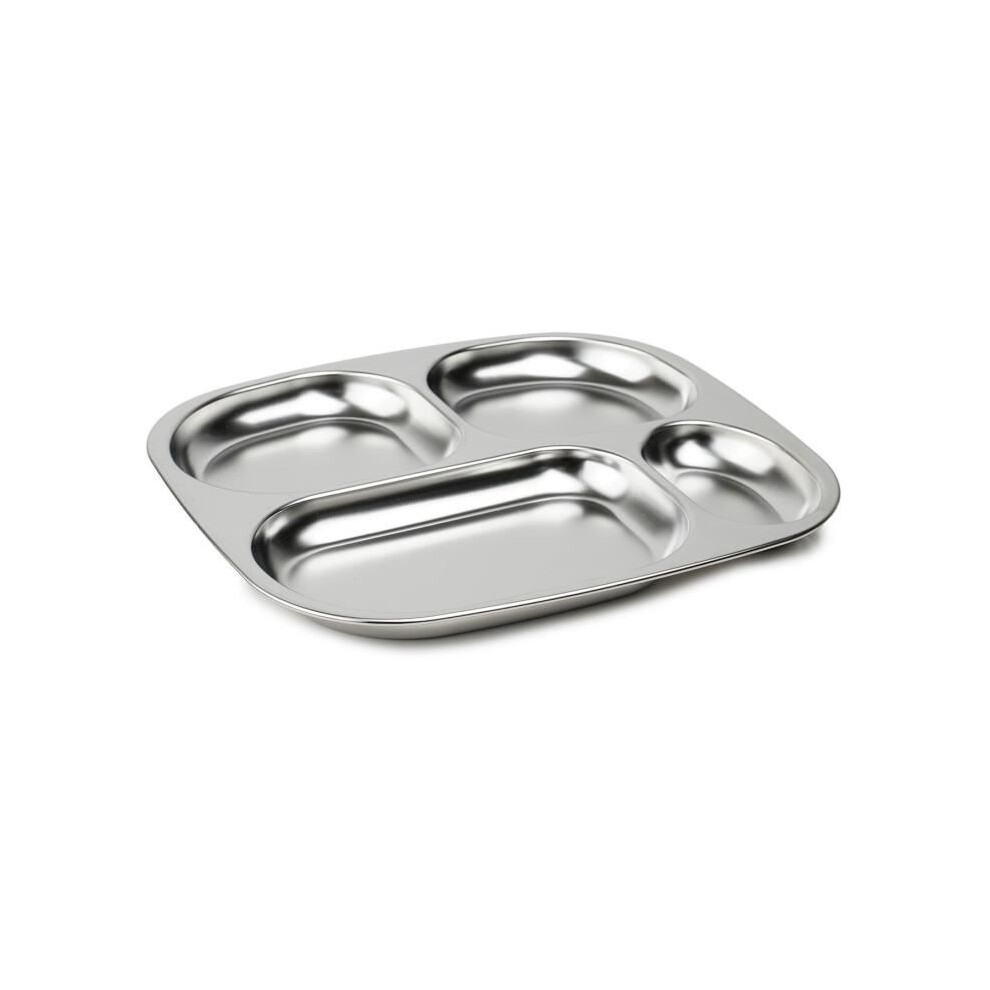 Compartmented Plate - 4 Compartments - Bpa-Free - Stainless Steel Thermobaby