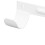 Soporte de pared para tabla de planchar de acero blanco 11