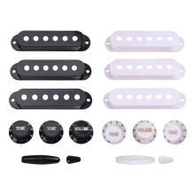 2set ST Electric Guitar Volume Knob Cap Kit SQ Tone Adjustment Knob Potentiometer Cap Pickup Housing Shell