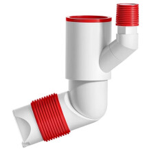 Washing Machine Anti-Odor Floor Drain Pipe 2 Joint 360 Rotation Sewer Pipe Wall Drainage Insect Proof Anti Backflow A