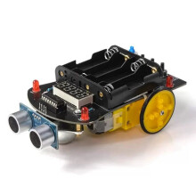 DIY  Car Soldering Practice Kit Small Car Robot DIY Soldering Kits Ultrasonic Distance Measuring  Cart