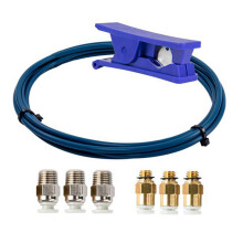 for Capricorn PTFE Bowden Tubing XS Series 1M and Tube Cutter for 3D Printer 1.75mm Filament with Pneumatic Fitting