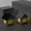 Home Decor House-Shaped Clock Multifunctional Children'S Clock Bedside Clock with Night Light and LCD Display A 7