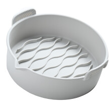 Fryer Silicone Pot - 8.8in, Foldable with Handle