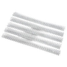 100 Stück Weiße Doppel-Schleifen Drahtbindungsklötze, 60 Blatt, A4, 9,5 mm