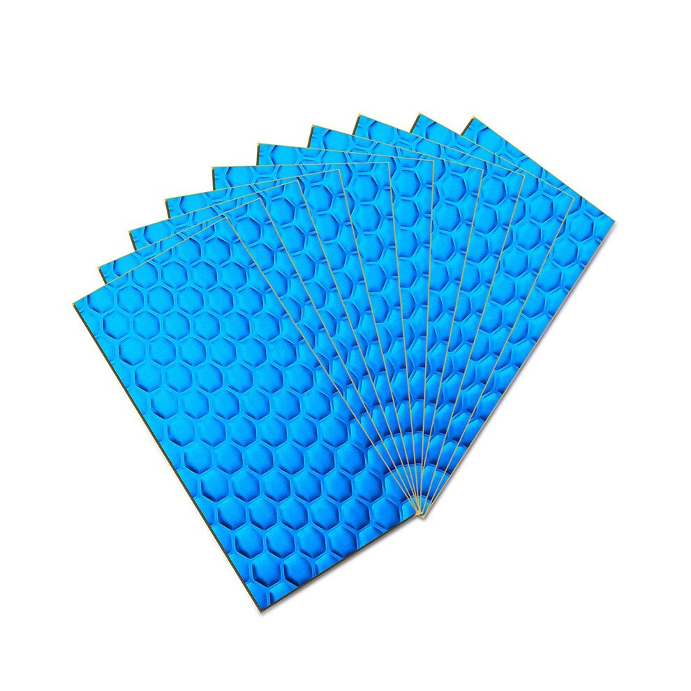 10Pcs Car Sound Deadening Mat Butyl Sound Deadener Bonnet Hot Noise Insulation And Damping Material 20X11cm Sound Noise 4714000797940