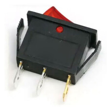 5 Stuks Verlichte Tuimelschakelaars, Rood, aan/Uit, 3-Pins, 2-Positie -Boottuimelschakelaars voor Elektrische Haarden