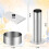 Circle Cake Mold Kit,Round Cake Cutter and Pusher Cake Maker with Sticks,Cake Supplies Accessories,Baking Tools 7