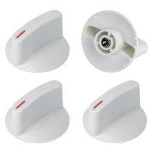 4 Stuks Wh1X2721 Drogerknop voor Wasdroger, Vervanging Ap2044893 123C7931 Ea271094 Ps271094