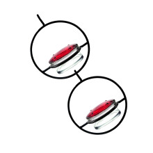 Hummingbird Feeder Outdoor 2 Pack Circular Hanging Garden Decor Durable Glass