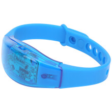 Night Running LED Silicone Wristband, Flashing, 20cm Inner, 2xCR2016