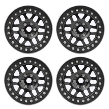 Stoßfeste RC Beadlock-Felgen, hochfeste, präzisionsgefertigte CNC-gefräste, robuste Legierungskonstruktion, verbesserte Reifensicherheit,