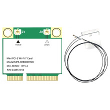 WiFi 7 -Pcie Adapter BE200 8774M Tri Band 2.4G/5G/6Ghz Wireless Network Wifi Card WiFi 7 Adapter for Win10/11
