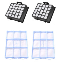 For BSGL VSZ BSD BSA Series Vacuum Cleaner Parts 2 Pcs Motor Filter and 2 Pcs HEPA Filter