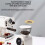 Automatic Electric Coffee Grinder Burr Mill with Visual Bean Storage for Espresso American Coffee UK Plug B 2