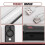 Powerful LED Work Light with Magnet Lighting USB Rechargeable Light COB Emergency Flashlight Car Garage Handheld Lamp 3