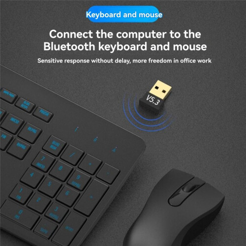 5.3 Adapter for PC USB  Dongle Receiver Transmitter for Desktop Laptop Speaker