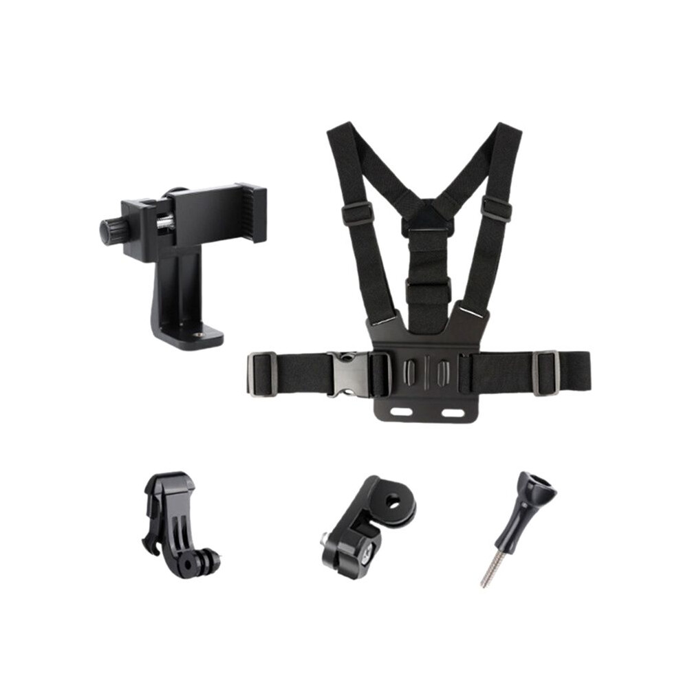 For Osmo Phone All-In-One 5Pcs Action Camera Kit Strap Chest Straps Mount Adjustable 4712901476438
