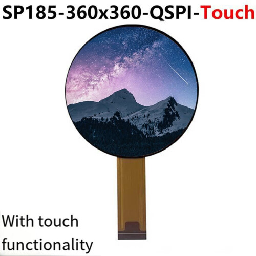 EchoEar 1.85 Inch Round Touchscreen for EchoEar ESP32 S3 AI Development Board DIY IoT  Watch Project B 1