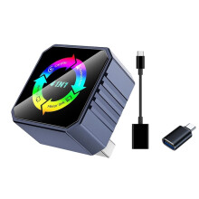 4-in-1 Draadloze CarPlay-Adapter Ai Box Dongle AirPlay/Mirror Link/voor Android Auto/CarPlay + Wifi Bedraad CarPlay Naar Draadloos
