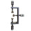 Cello Violin Bridge Fitting Tool Violin Metal Bridge Holder Compatible with Adjustable Luthier Tool 3