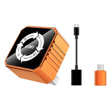 4-in-1 Draadloze CarPlay-Adapter USB-Dongle AirPlay/Mirror Link/voor Android Auto/CarPlay + Wifi Bedraad CarPlay Naar Draadloos