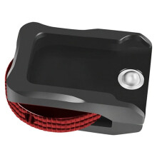 Mount Adapter DSLR Camera Cage with 1/4 Mounting Hole TTL Flash Led Light DV DSLR Rig Extension Bar Cold Shoe Black+Red