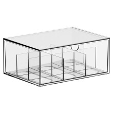 9 Grids Trading Card Storage Organizer Box, Clear Stackable Drawers for Toploaders, , TCG, PTCG, Sports Cards
