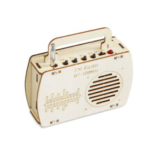 DIY FM Radio Model Kit Experiment Tool Wooden Science Project Model School Educational Fun Physics Project School Supply